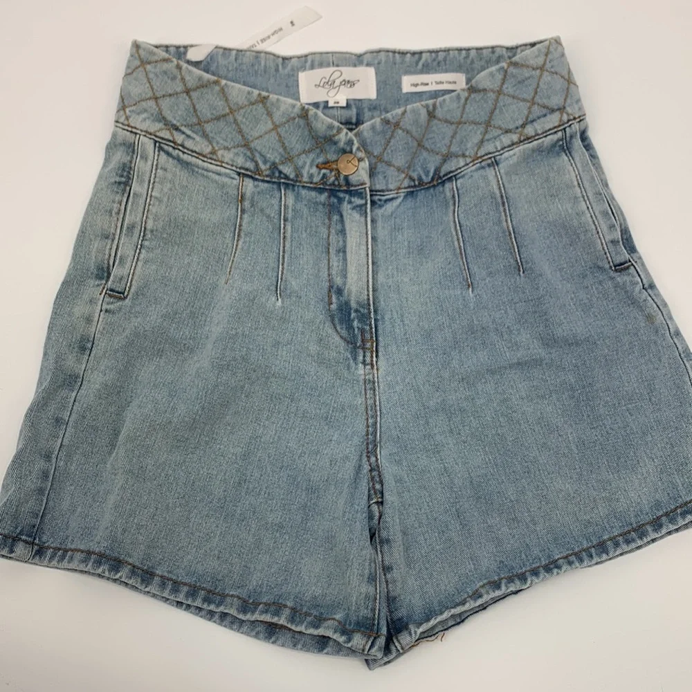 Lola Jeans Shorts High Rise size 26 Taille Haute - Picture 2 of 6